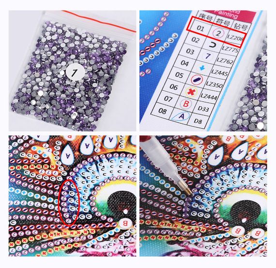 Алмазная вышивка \ Diamond painting PZ 001 30x40
