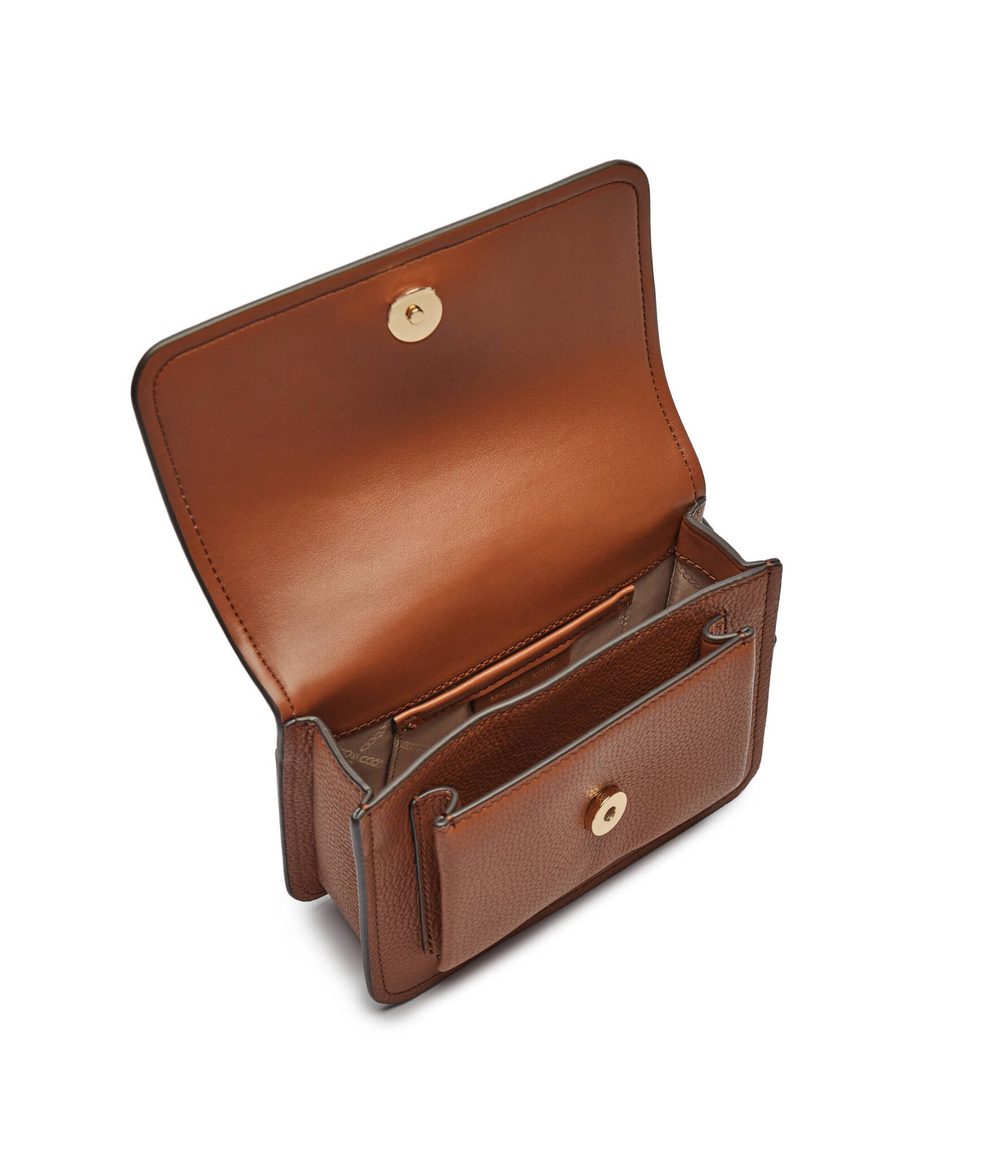 Кожаная сумка через плечо Claire Michael Kors - коричневый(32T4GC7C1T)