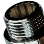 Удлинитель резьбовой STOUT SFT 0002 - 1/2" длина 10 мм (ВР/НР, латунь хромированная)