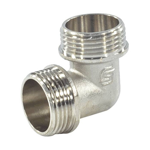 Угольник SantechSystems лат реборд Ду25 р/р никель