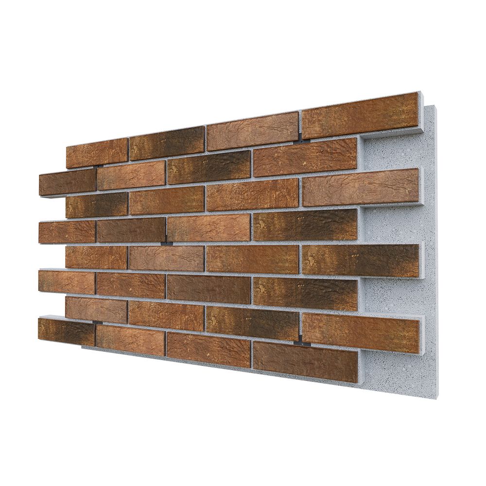 Негорючая термопанель ППС PRO Cerrad Loft Brick Chili 0,612 м², 1020x600 мм