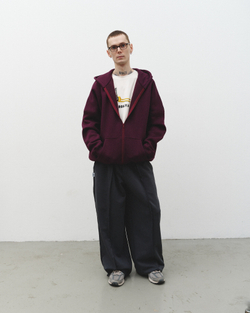 Zip-Up Hoodie Potent Purple