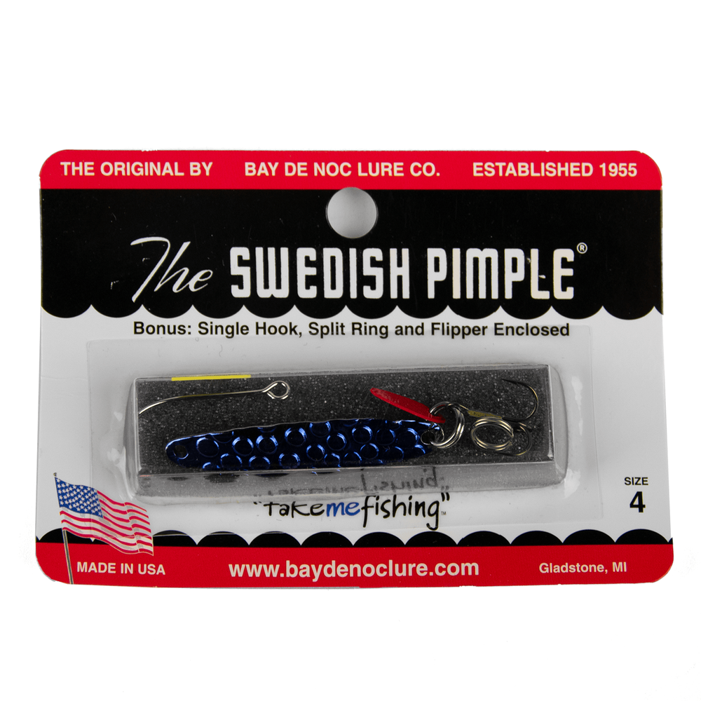 Блесна Bay de Noc Swedish Pimple #4 (44мм, 7гр)