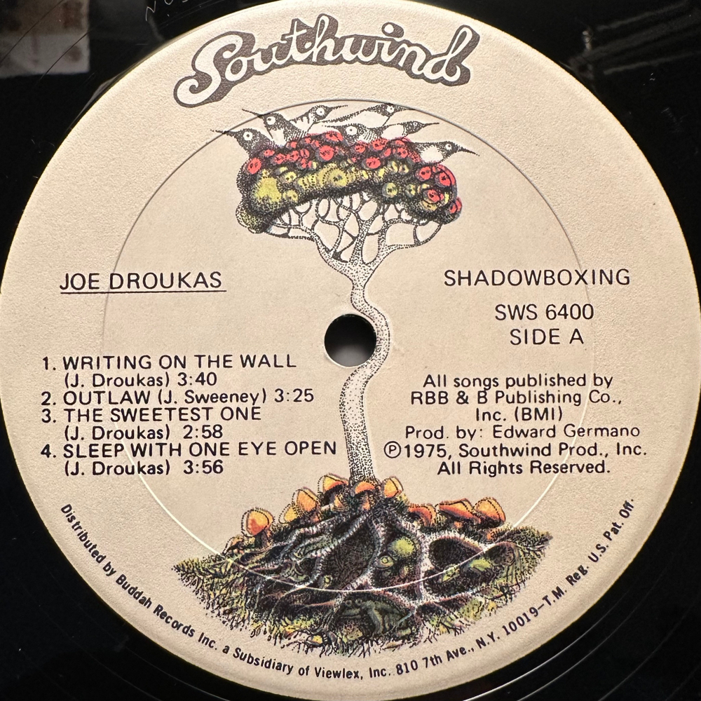 Joe Droukas ‎– Shadowboxing (США 1975г.)