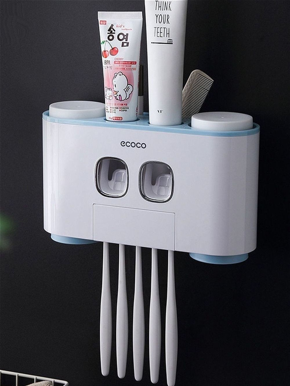 Дозатор для зубной пасты и держатель для щеток