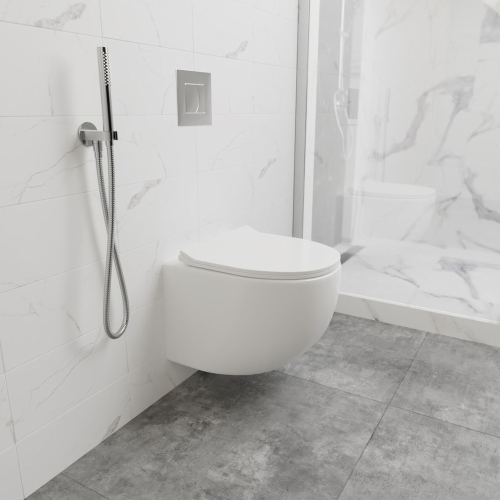 Унитаз подвесной CULTO EIS безободковый с сиденьем микролифт