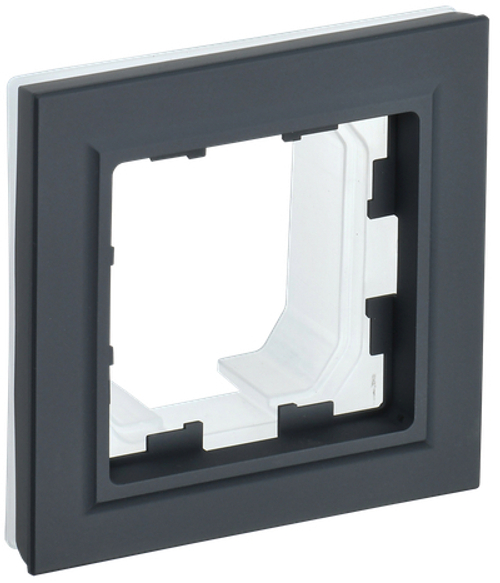 BRITE Рамка 1-местная IP44 РУ-1-БрГ-44 графит IEK