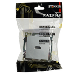 Розетка HDMI 2.1, Type A (механизм), STEKKER GLS00-7118-03, серия Катрин, серебро 50061