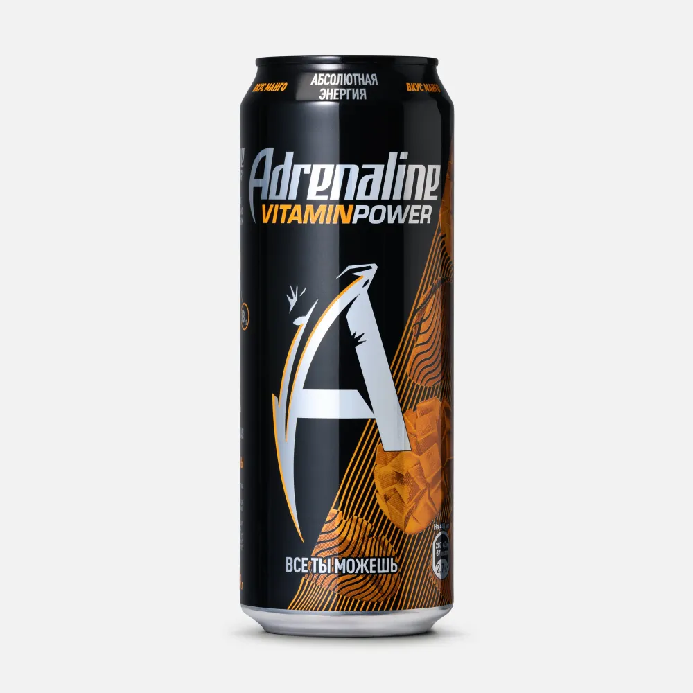 М. Энергетик Adrenaline Mango Storm (Манго) 0.44л