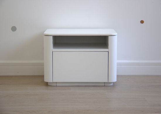 Тумба прикроватная Tammi 1 полка 1 ящик ширина 50 см (белый)