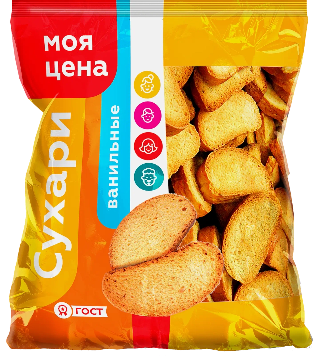 Сухари ванильные Моя цена 350г