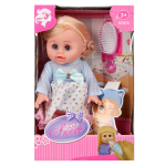 Пупс функциональный с аксесс., коробка 622-2