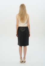 Юбка их эко-кожи Трейсс