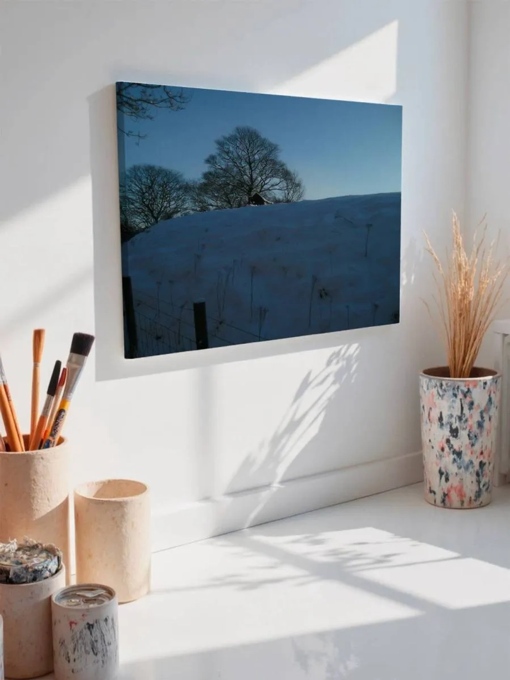 Картина на стену 40 X 50 Зимний пейзаж