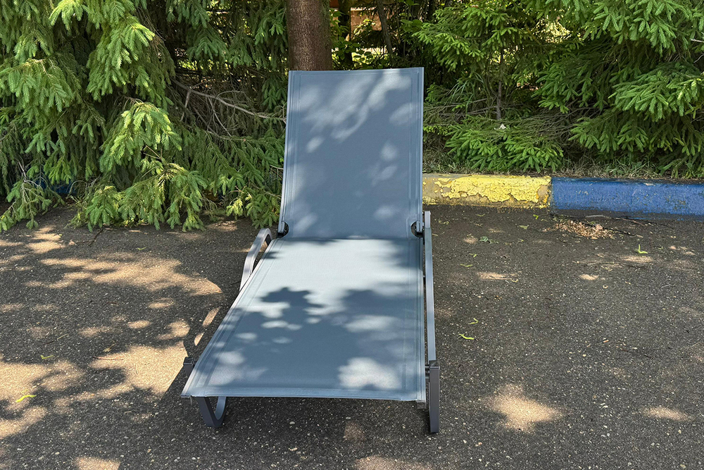 Шезлонг металлический Hera, антрацит