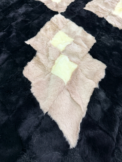 Покрывало меховое ковер из шкуры овчины