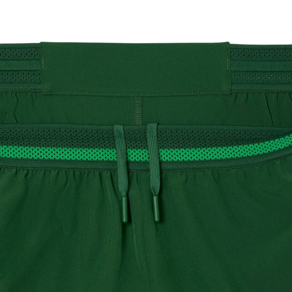 Мужские теннисные шорты Lacoste Tennis X Novak Djokovic - зеленый