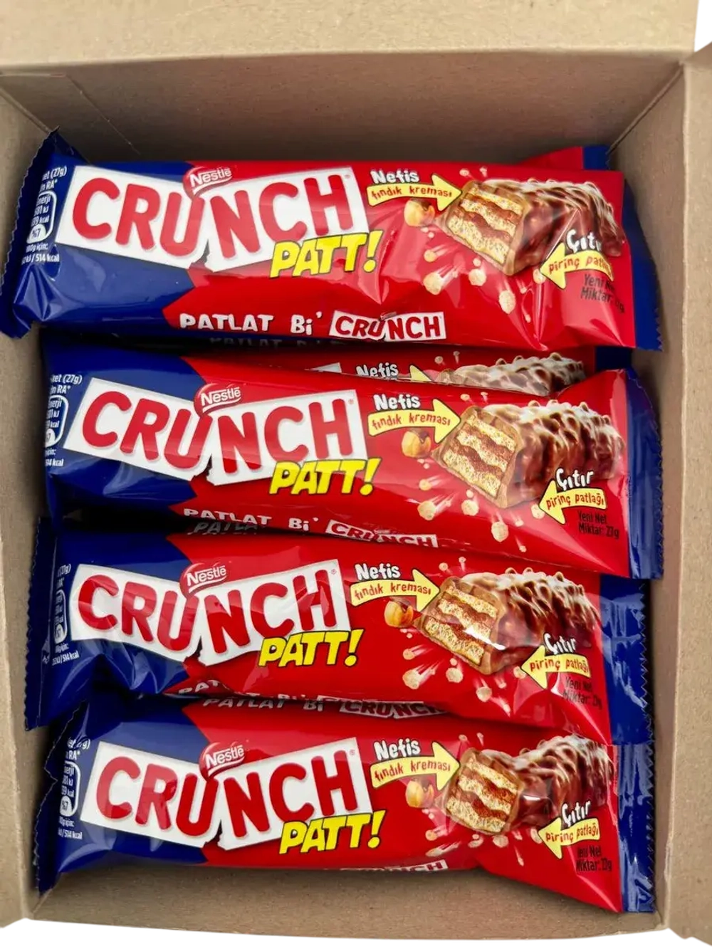 Шоколадный батончик Nestle Crunch Patt, 12шт