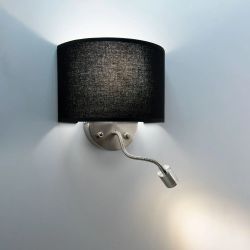 Citiluх Декарт CL704305 Бра с чёрным абажуром и диммером