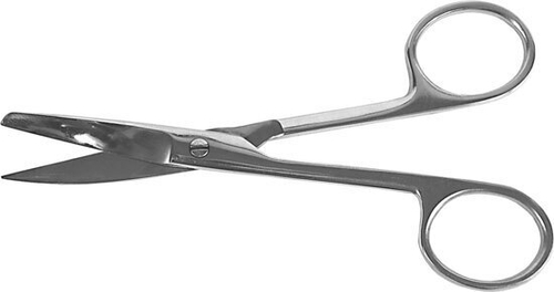 ТМ- Н-3-1 Ножницы с 1-м острым концом изогнутые, 140 мм (НОВОЕ ИСПОЛНЕНИЕ)