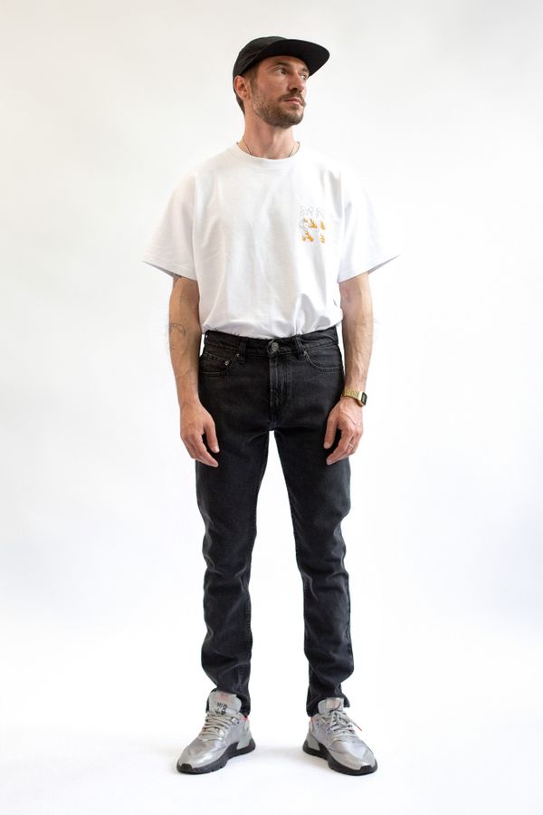 Джинсы Vintage Slim 2302 Tapered Мужские серые - фото 2