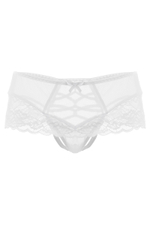 Эротические трусики с имитацией шнуровки Erolanta Cheryl (Размер: 50-52) (Цвет: белый)