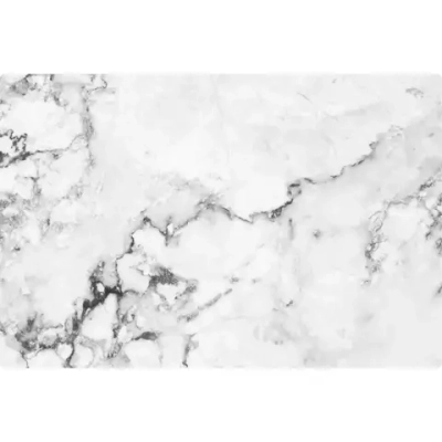 Салфетка - Скатерть из ПВХ 60см Белый мрамор