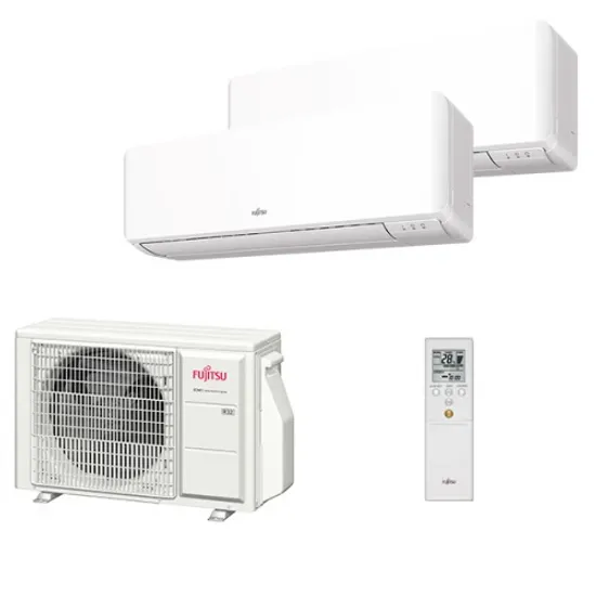 Мультисплит система на 2 комнаты Fujitsu ASYG07KMCC + ASYG09KMCC / AOYG14KBTA2