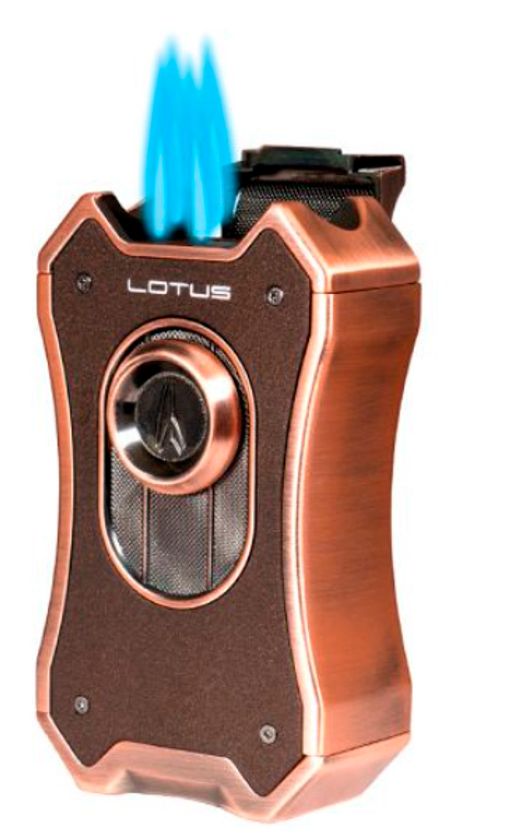 Зажигалка Lotus Emperor Brown Crackle & Copper Настольня T9020