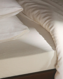 Простыня на резинке Zara Home, хлопок 100%, однотонный, 6184/900