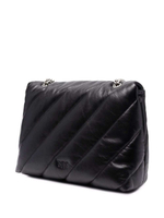 BIG LOVE BAG PUFF MAXI QUILT – black silver