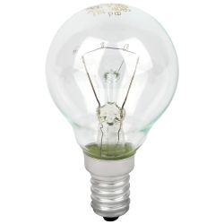 Лампочка ЭРА P45 60Вт Е14 / E14 230В шар прозрачный в гофре