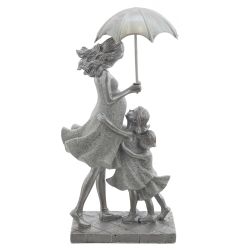 GAEM Фигурка декоративная "Девушка с детьми", L13,5 W10,5 H26,5 см