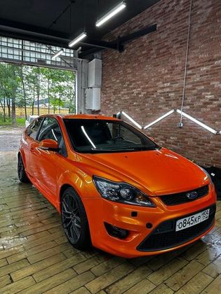 Ford Focus оклейка в цветной полиуретан Carbins PPF Racing Orange 🍊 CP-04 😎