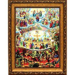 Страшный суд. Икона на холсте