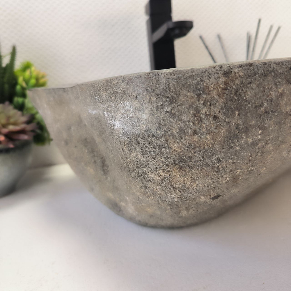 Раковина из речного камня RS-63886 (43*39*15) 0120