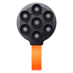 Держатель для телефона JOYROOM JR-ZS393 Magnetic Suction Phone Mount (MagSafe) - Black+Orange