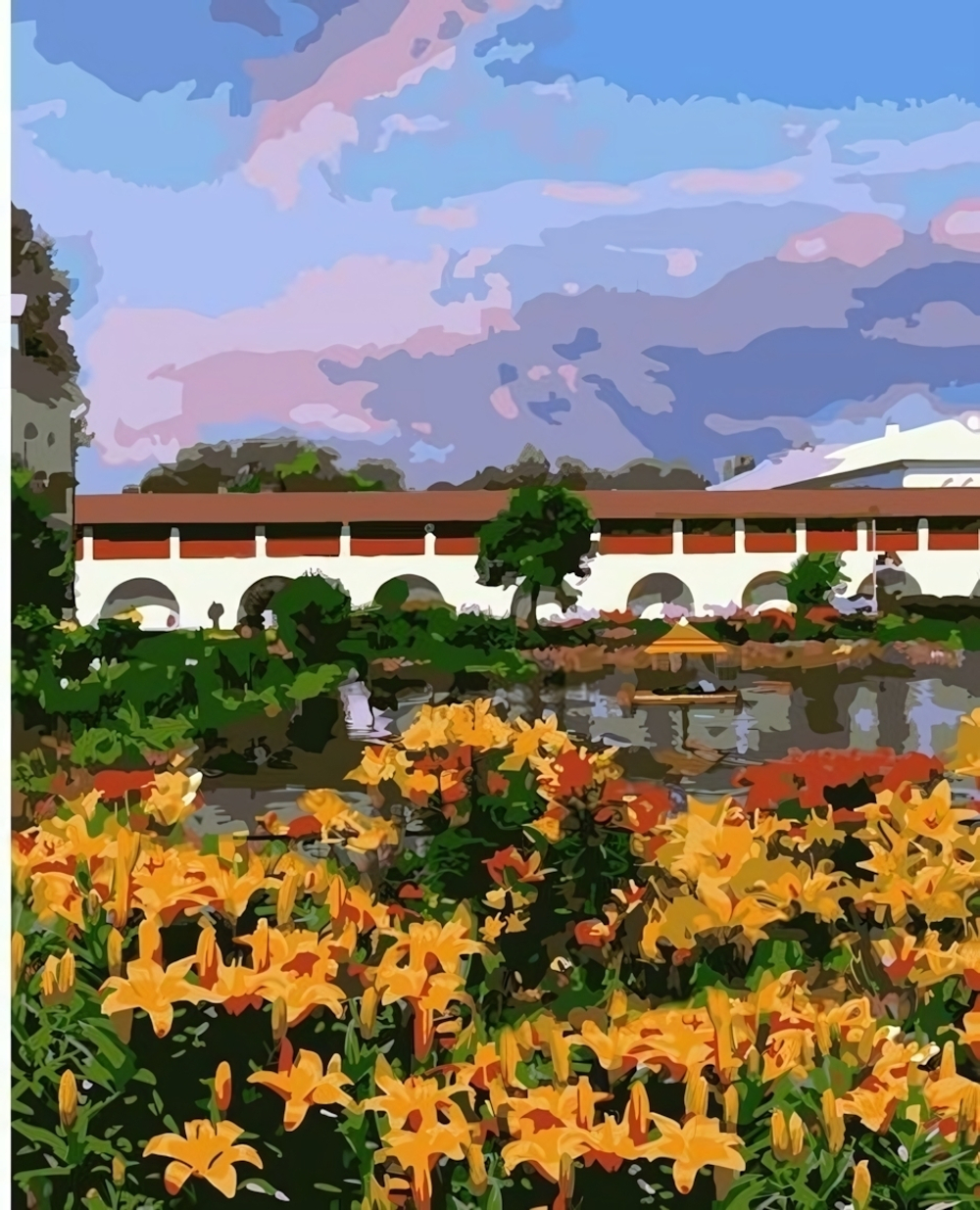 Картина по номерам 40*50см "Летний день" (Lori)