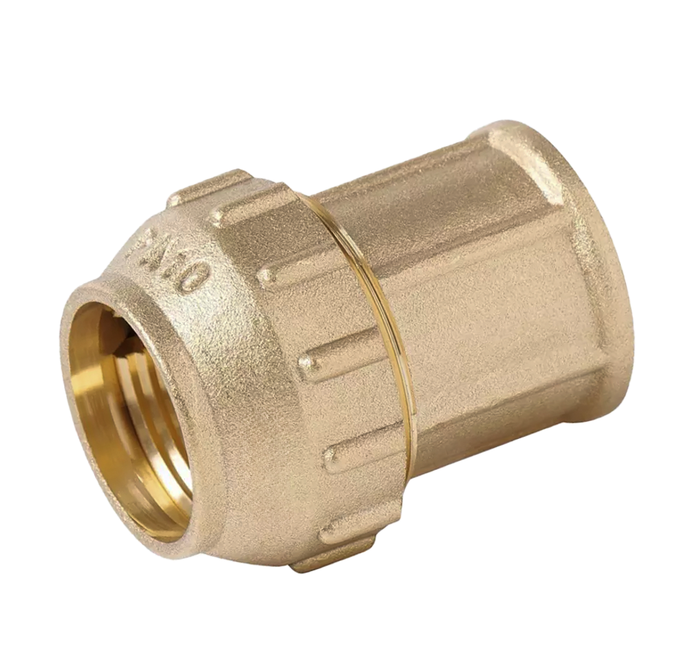 ПНД Муфта ЛАТУН Ф32 х 1" Г. ViEiR (50/5шт)