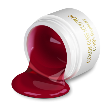 Nail Club Гель витражный G-005 Raspberry 15 мл