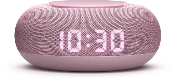 Умная колонка VK Капсула мини (с часами), розовый