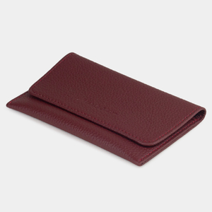 Кофр для украшений Medium из кожи теленка, бордового цвета