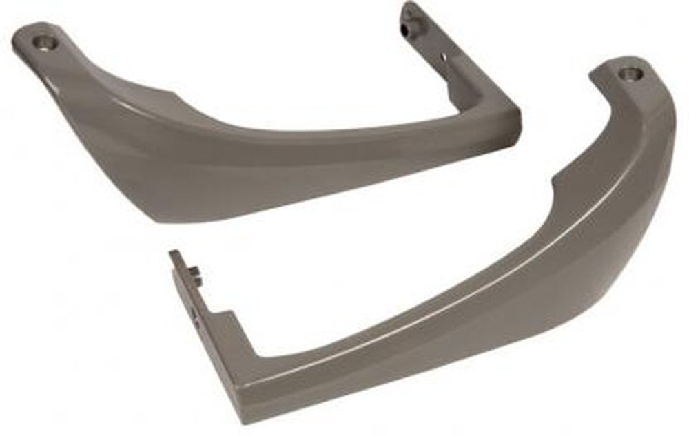 Ручка Бирюса 129-136 (верх 0030050002М и низ 0030050001М) серебро