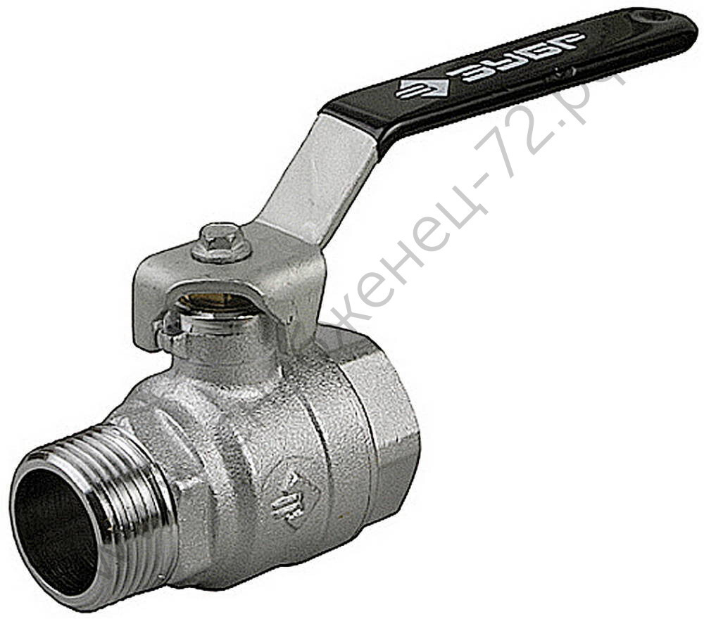 ЗУБР d 1/2″, ручка-рычаг, Шаровой кран (4-51321-C-1/2)