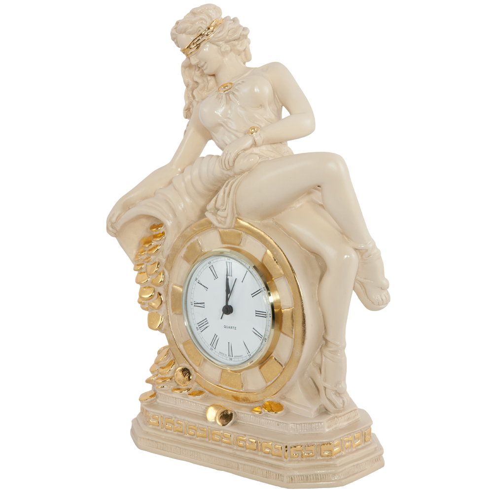 Часы настольные Колесо Фортуны Айвори