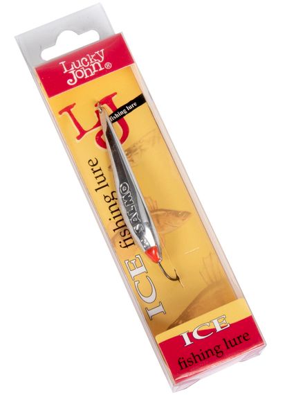 Блесна вертикальная зимняя Lucky John MODEL S-3 c впаяным крючком 06.0г S блистер