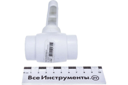 Кран шаровой стандартный проход PPR 25, белый, РТП (25958)