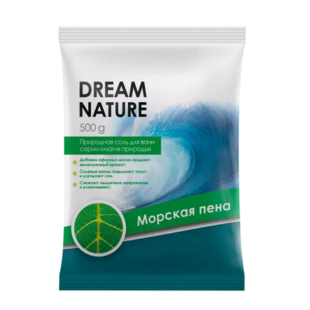 Соль для ванн Dream Nature Морская пена 500 гр