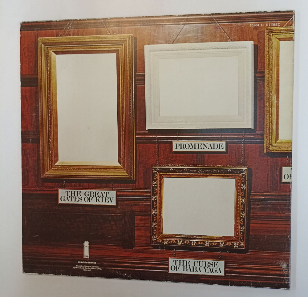 Винтажная виниловая пластинка LP Emerson, Lake and Palmer Pictures At An Exhibition (Germany 1971)