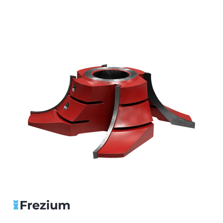 Радиусная насадная фреза по дереву "O.G.Germany" (190x32-40x57 Z4 R50)